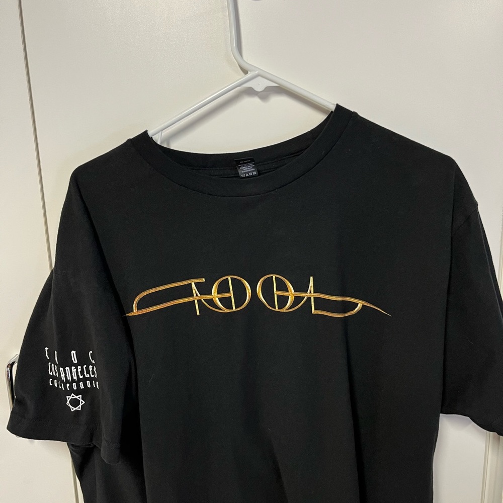 Tool band Los Angeles tour  shirt. XL. Black.